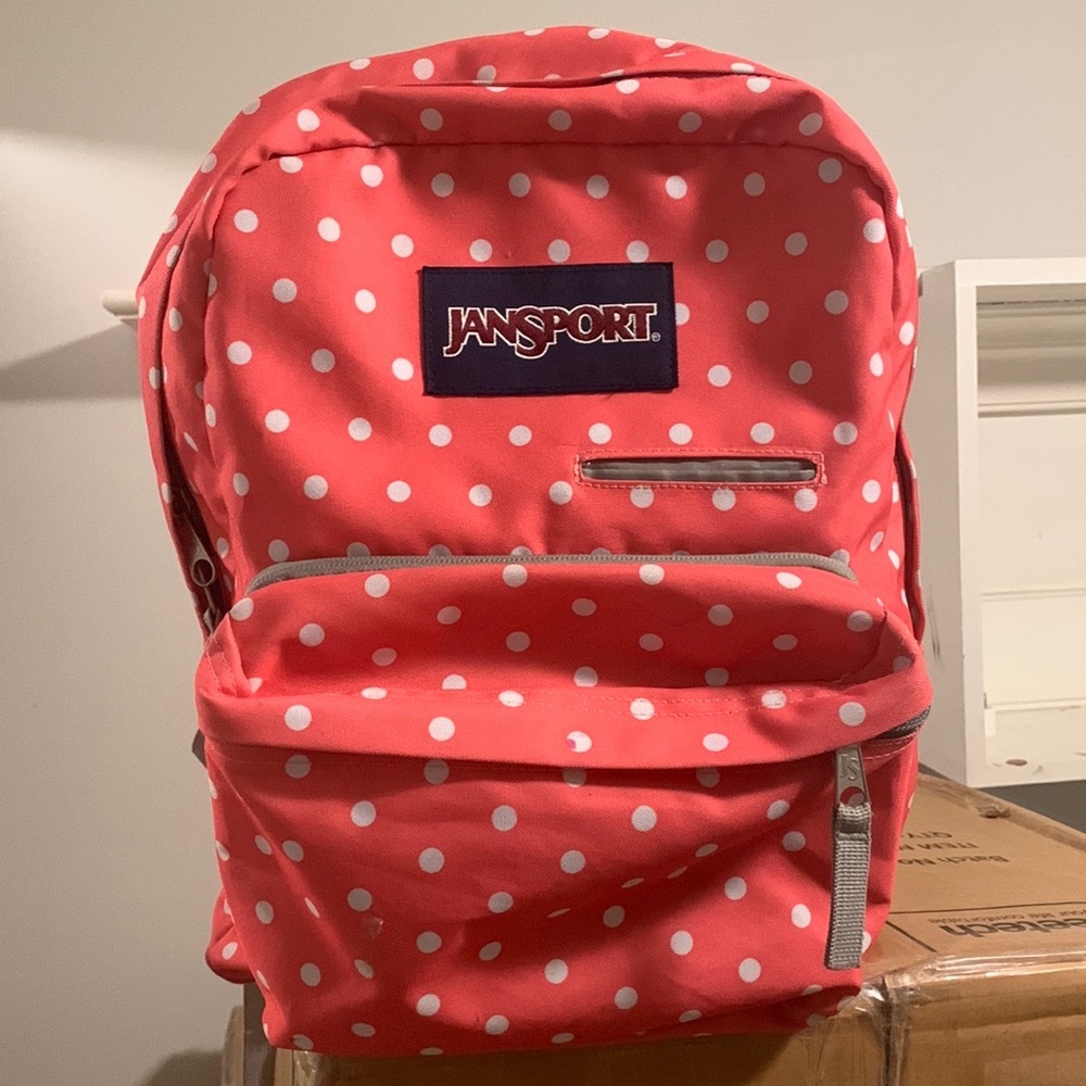 Jansport Coral/Gray backpack
